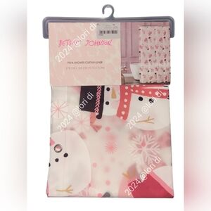 BNWT Betsey Johnson Christmas Shower Curtain